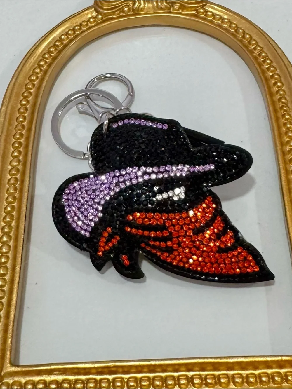New Crystal Bandit Covered Up Face Keychain Bag Charm